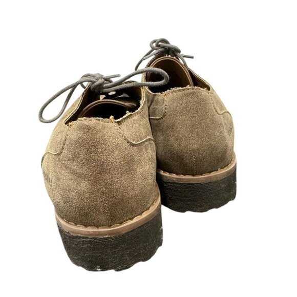 Brogues by B.O.C Brown Faux Leather Suede 9 Oxford Lace Up Shoe Casual Business - Picture 10 of 12